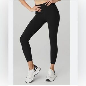 ALO Yoga Ribbed High-Waist 7/8 Blissful Legging
